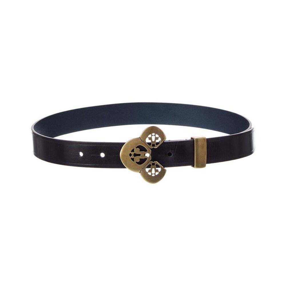 Isabel Marant Louama Leather Belt, Black